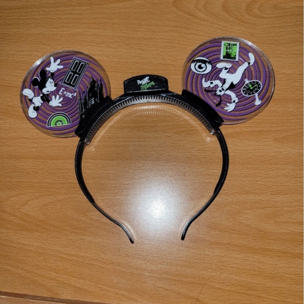 New Disney Park Twilight Zone Tower of Terror Light Up Glow Mickey Ears Headband